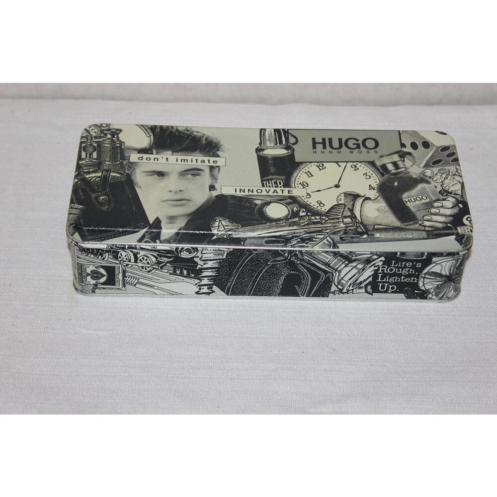 Hugo Boss Metal Tin Case – Empty / Tin Only
